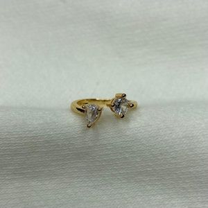 New Adjustable Gold Plated 18k Ring